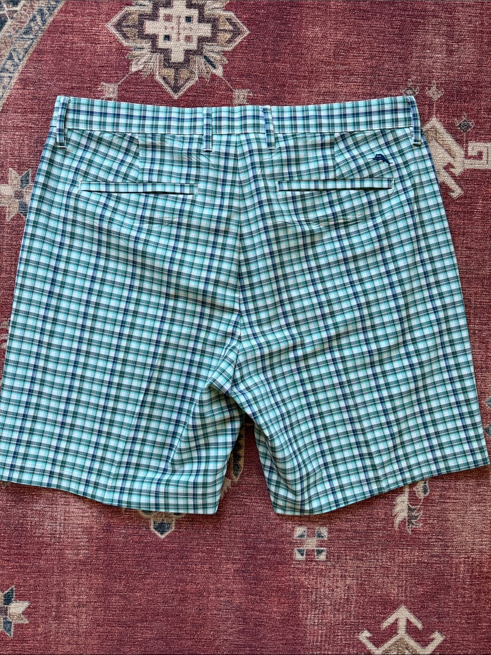 TOMMY BAHAMA Top Deck Check Shorts Size 35 - Picture 6 of 13